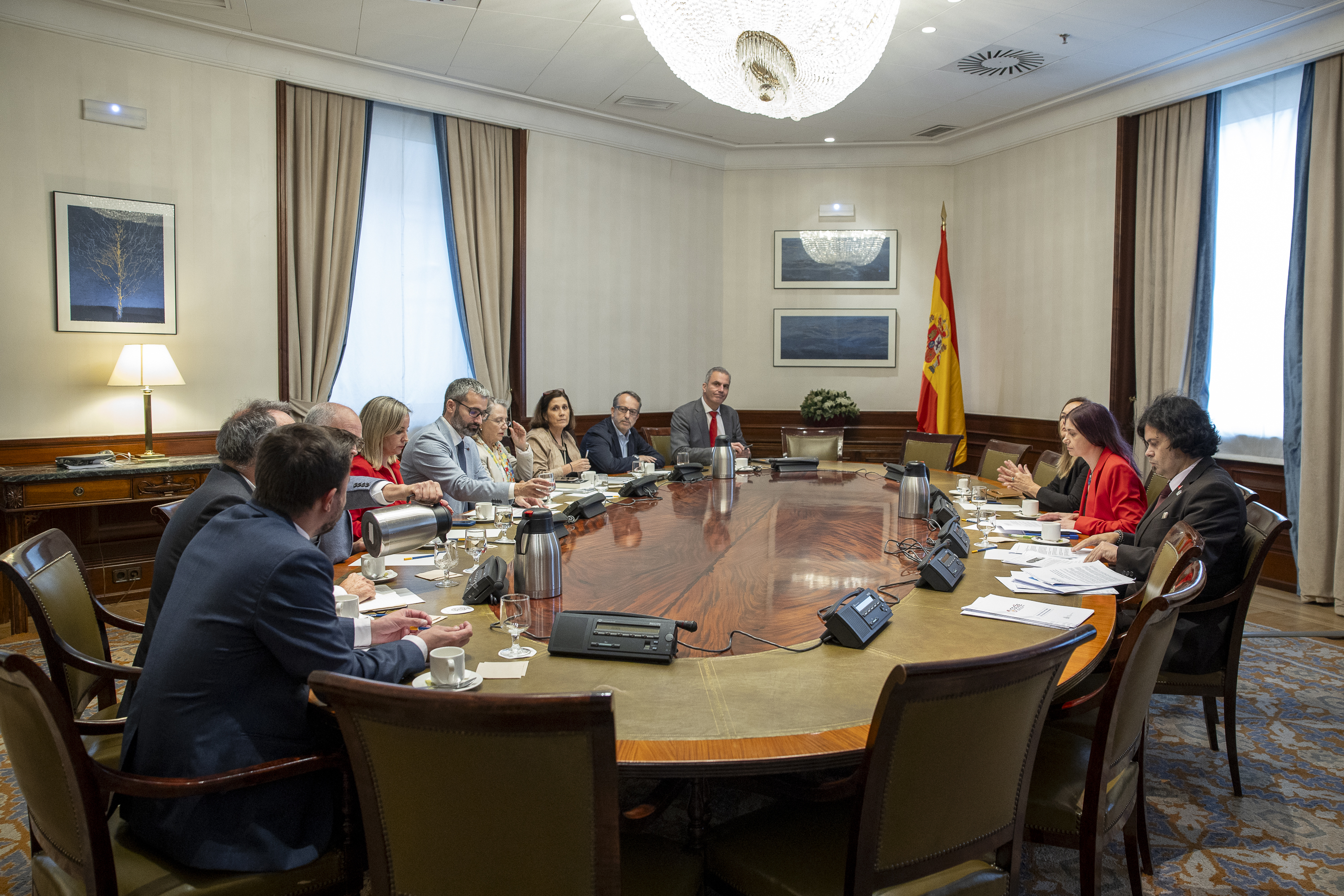 Reunión de la Comisión de Justicia del Congreso con el CGCEE el pasado martes 8 de octubre