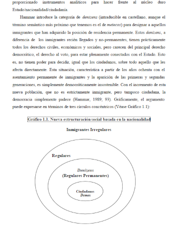 Grafico de El turno de los inmigrantes. Esfera de Justicia y Políticas de Acomodación